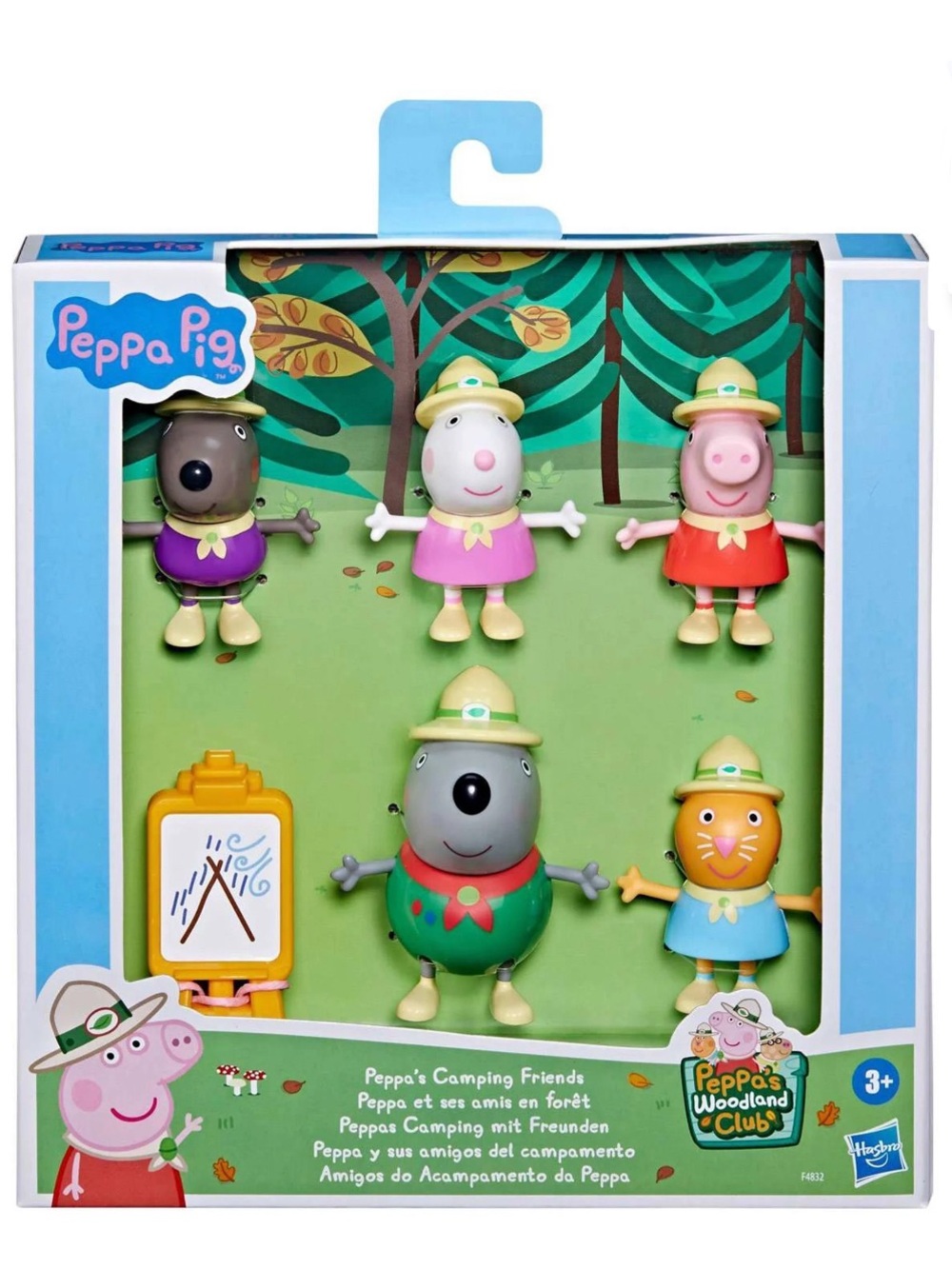 Peppa Pig Mini Camping Friends Woodland Club Figures Set (2019)